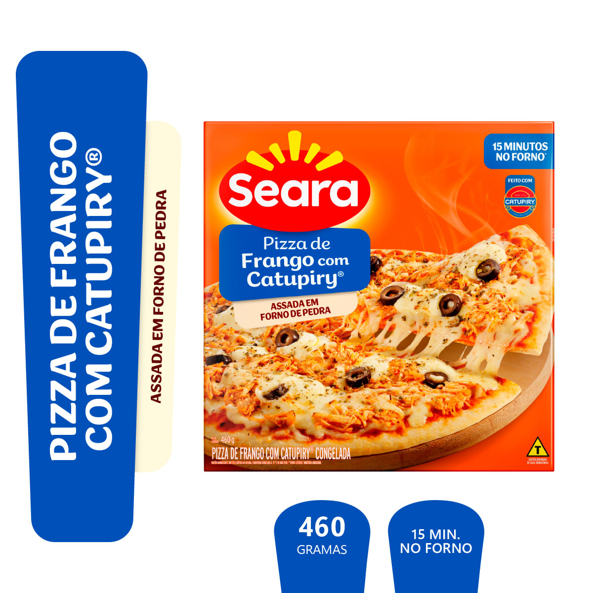 Pizza Frango com Catupiry Seara Caixa 460g