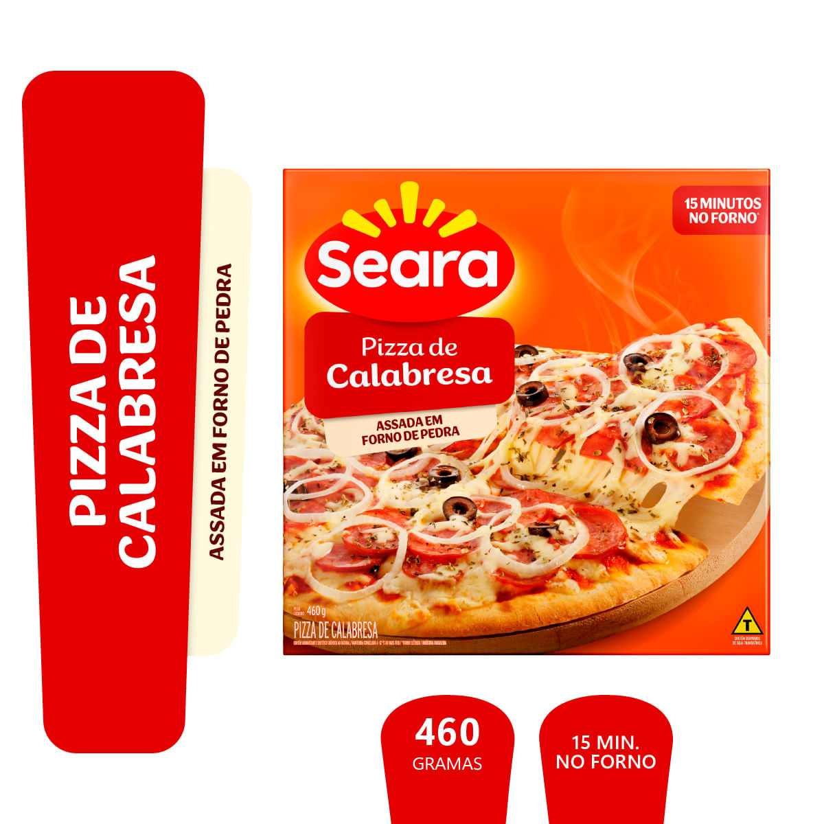 Pizza Calabresa Seara Caixa 460g