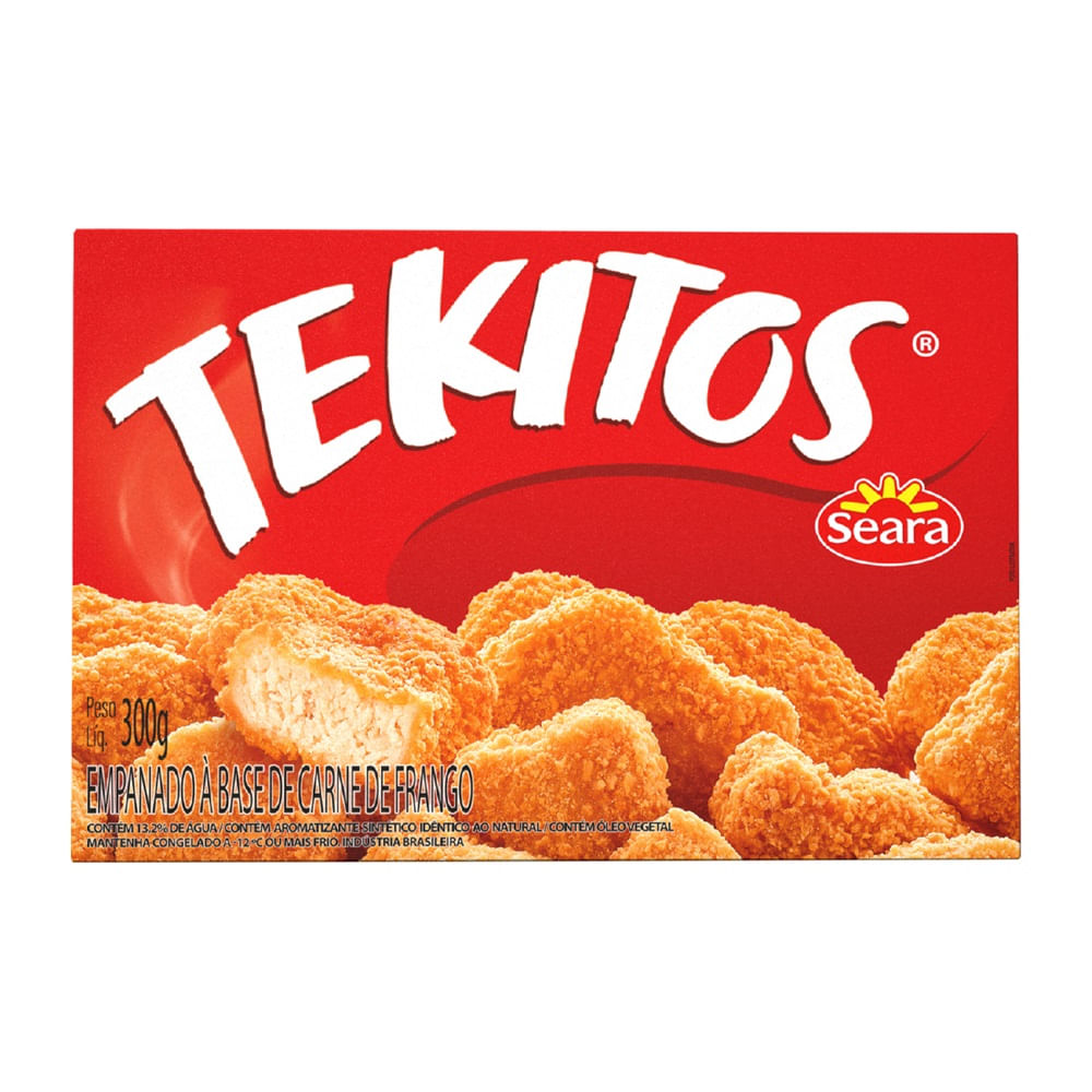 Empanado de Frango Seara Tekitos Tradicional Caixa 300g