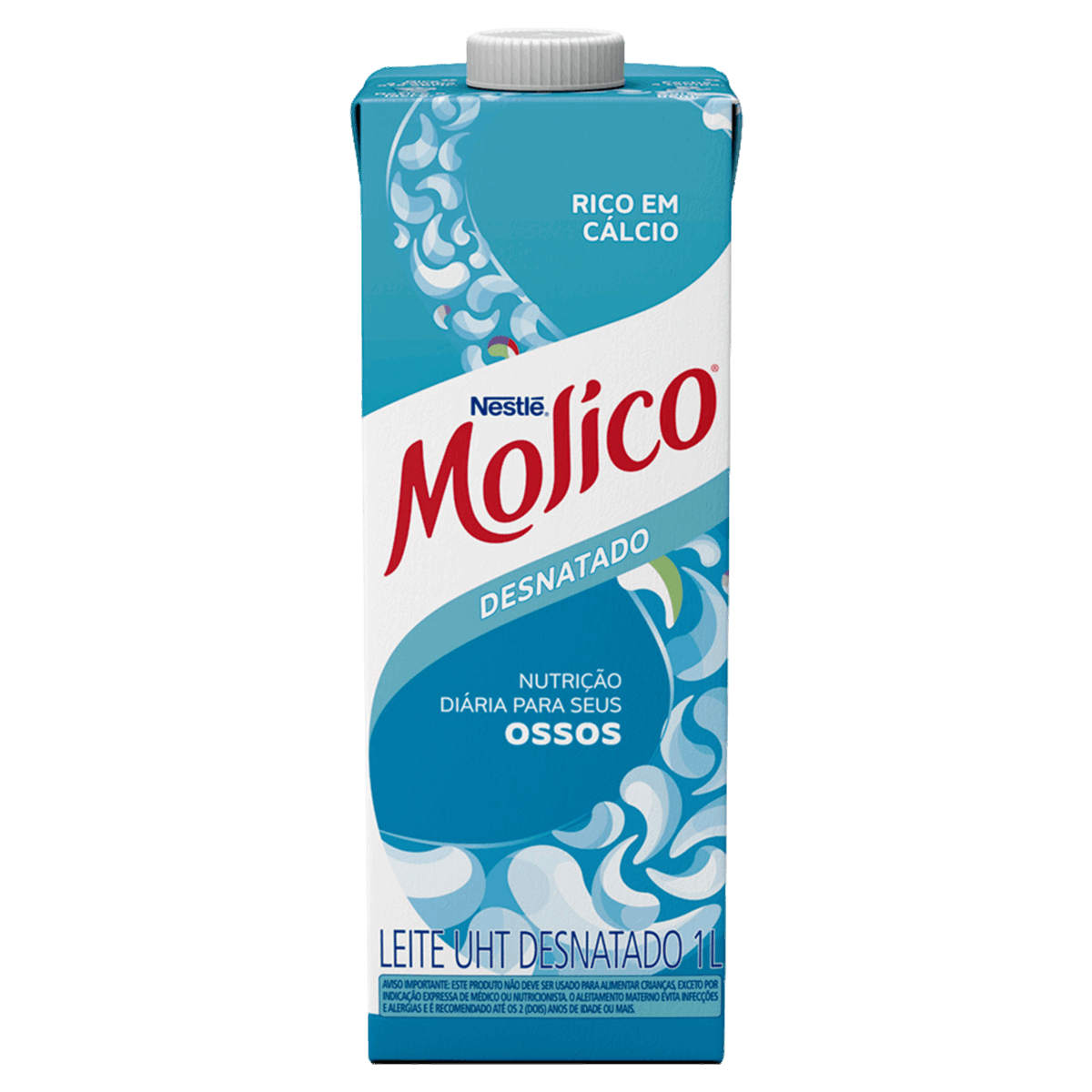 Leite UHT Desnatado Molico Caixa 1l