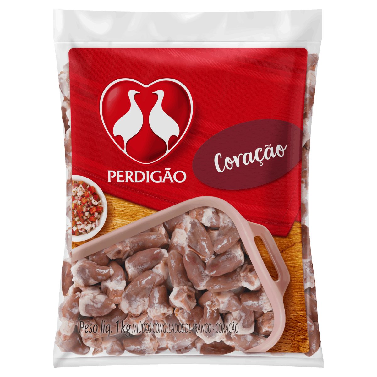 Coração de Frango Congelado Perdigão 1kg