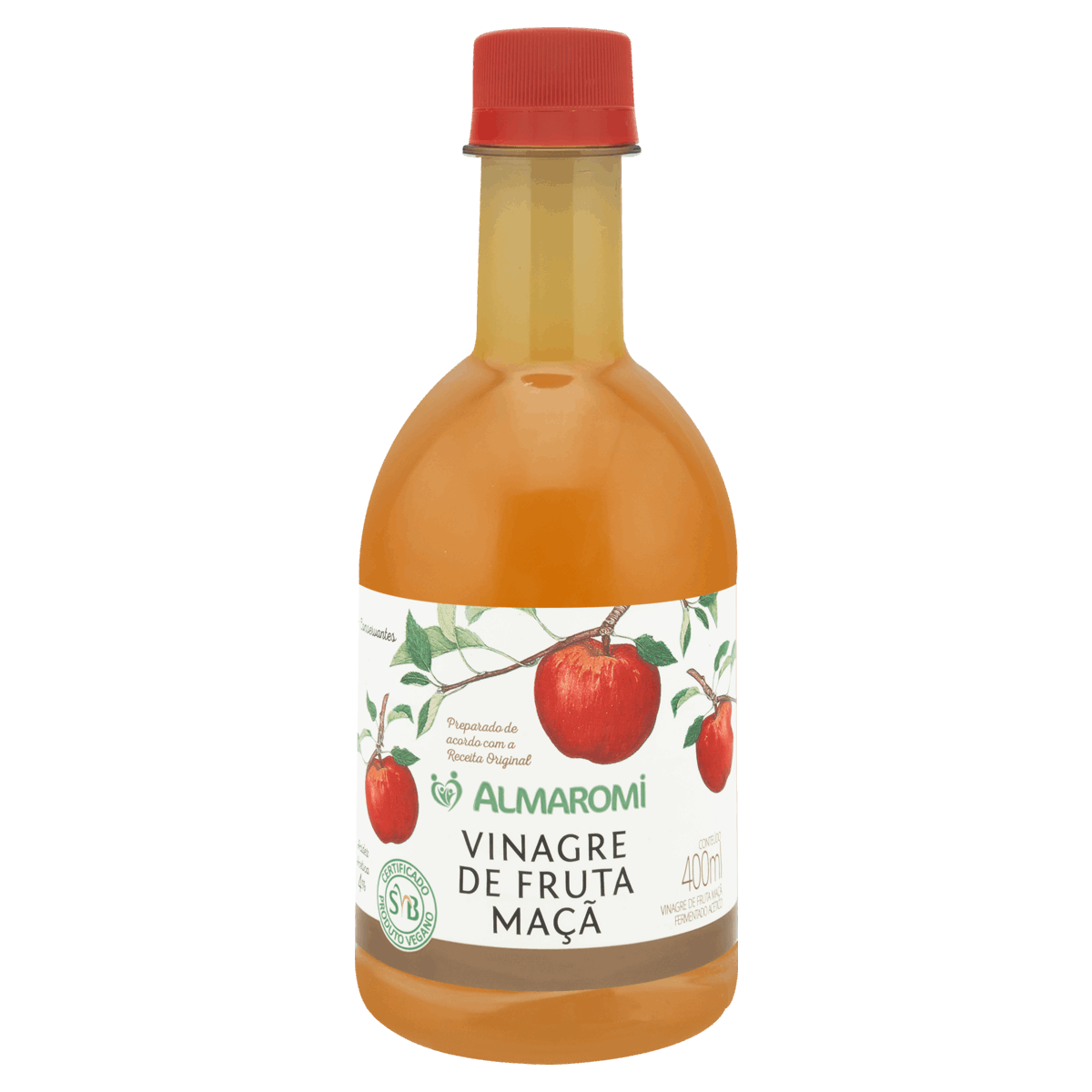 Vinagre de Maçã Almaromi Frasco 400ml