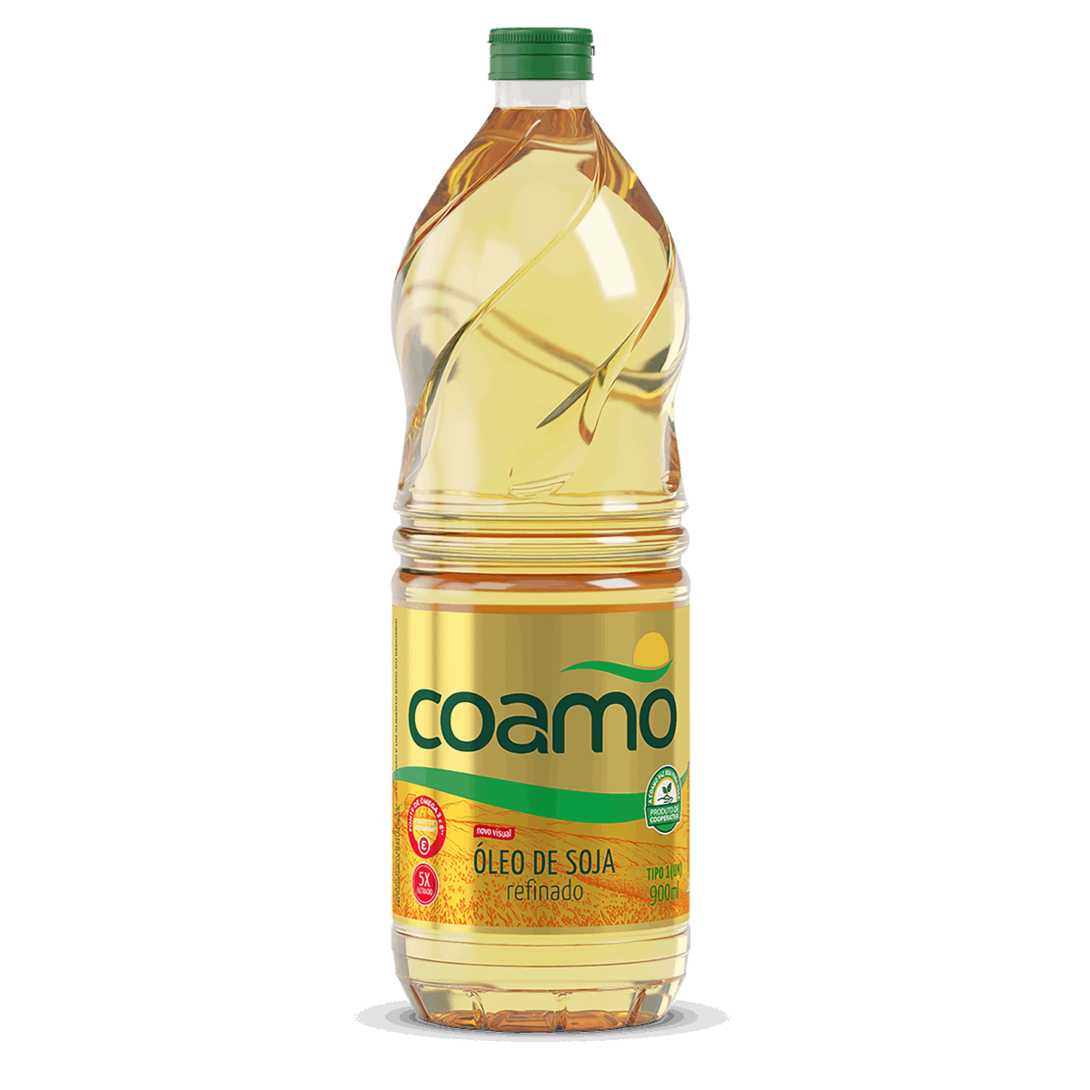 Óleo de Soja Tipo 1 Coamo Garrafa 900ml