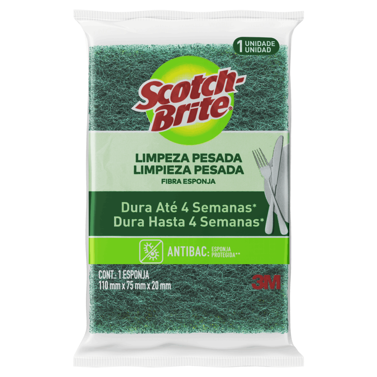 Esponja Limpeza Pesada Scotch-Brite
