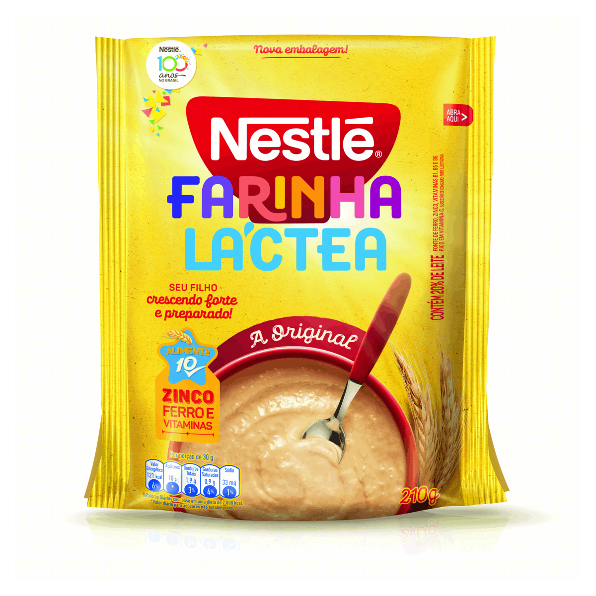 Farinha Láctea Tradicional Nestlé Sachê 210g