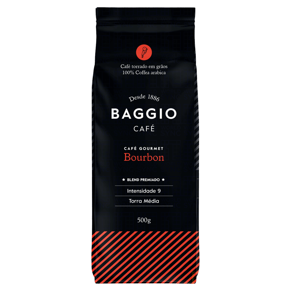 Café Torrado em Grãos Bourbon Baggio Pacote 500g