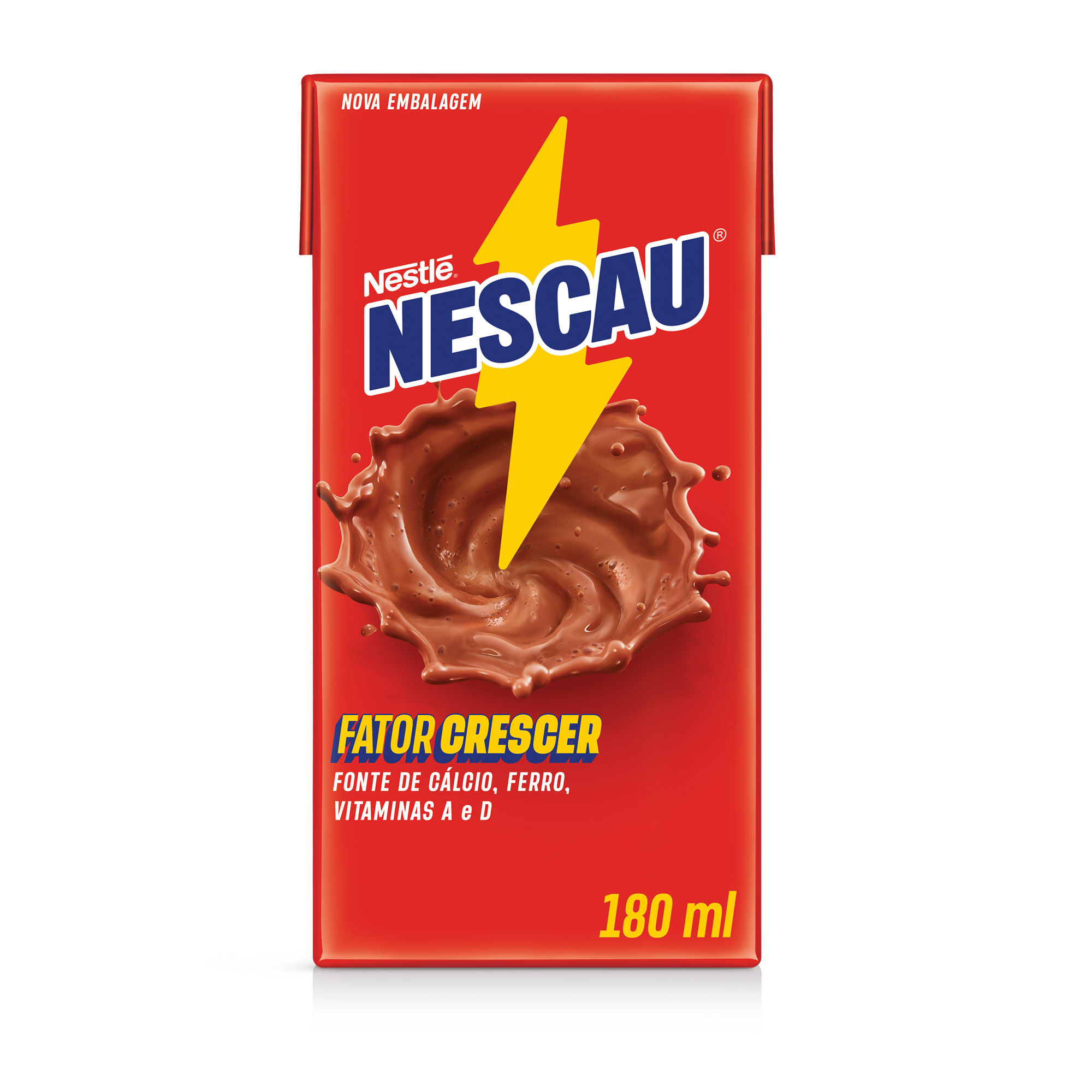 Bebida Láctea UHT Chocolate Nescau Caixa 180ml