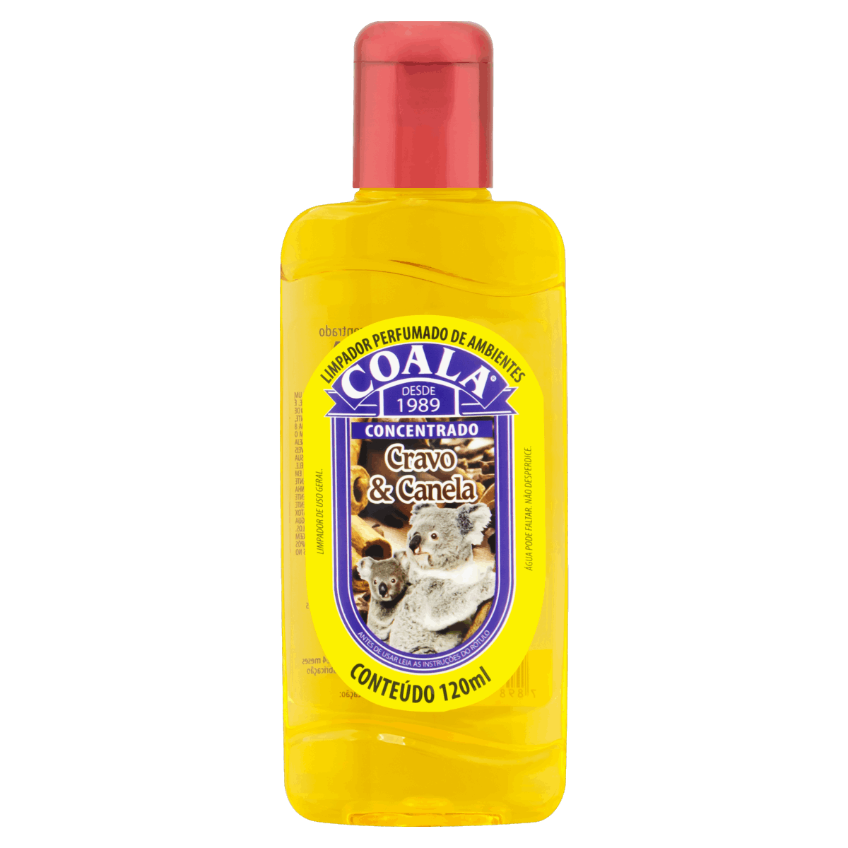 Limpador Perfumado Concentrado Cravo & Canela Coala Frasco 120ml