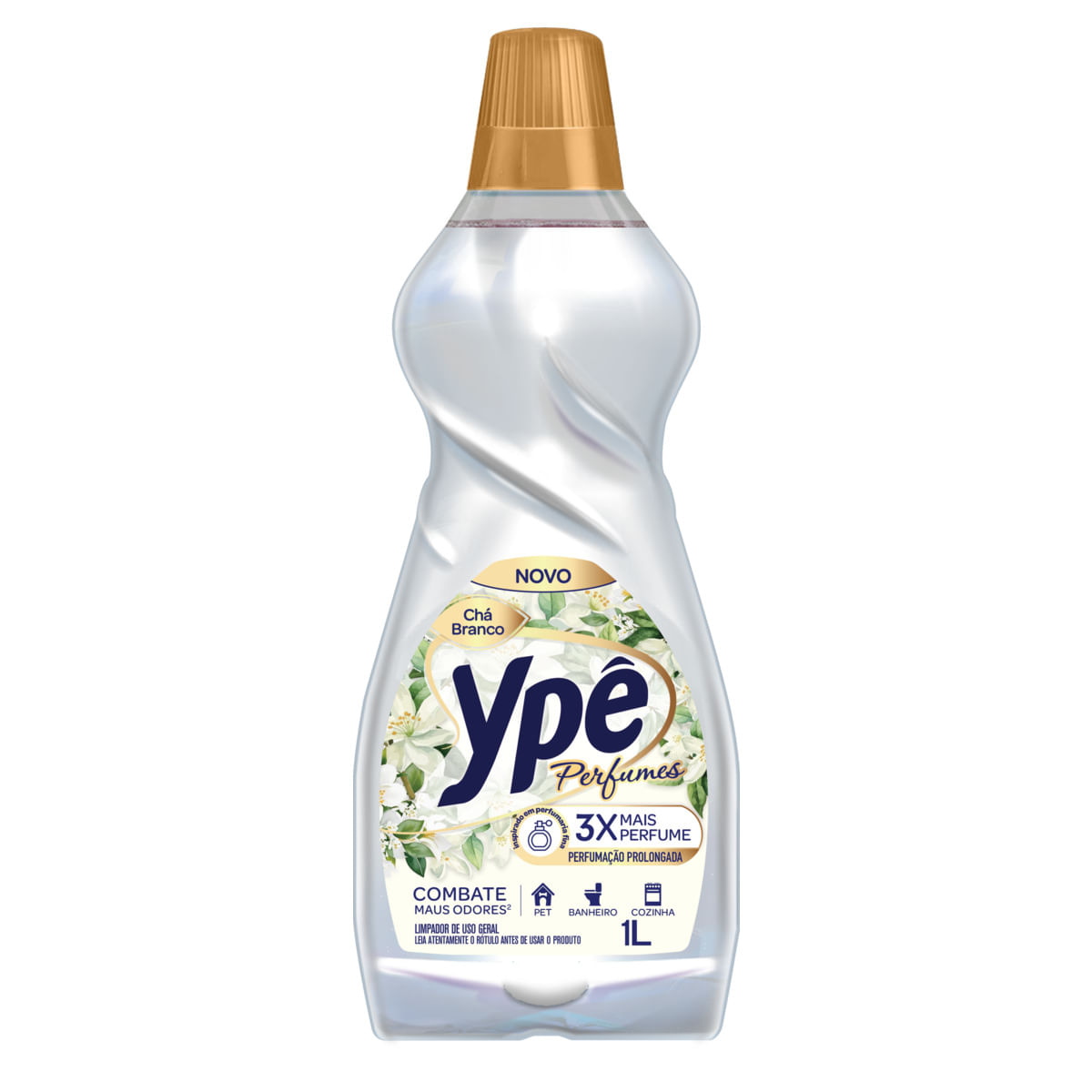 Limpador Perfumado Chá Branco Ypê Perfumes Frasco 1l