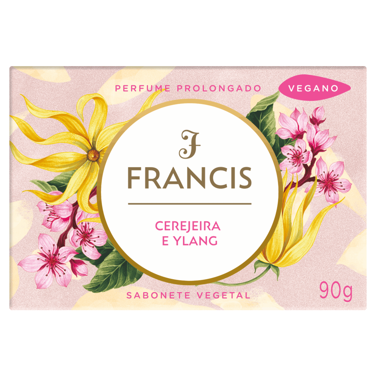 Sabonete Barra Cerejeira e Ylang Francis Caixa 90g