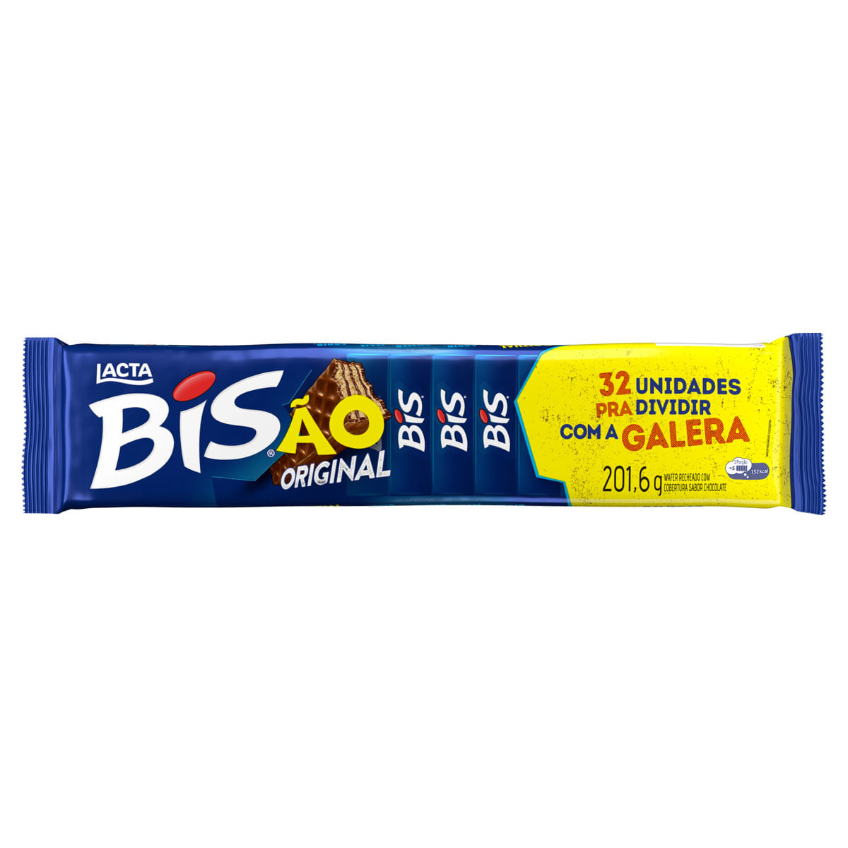 Bisão Lacta Leite Caixa 201,6g