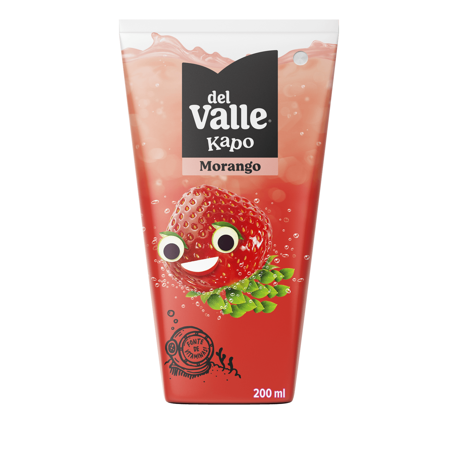 Refresco Adoçado Morango Del Valle Kapo Caixa 200ml
