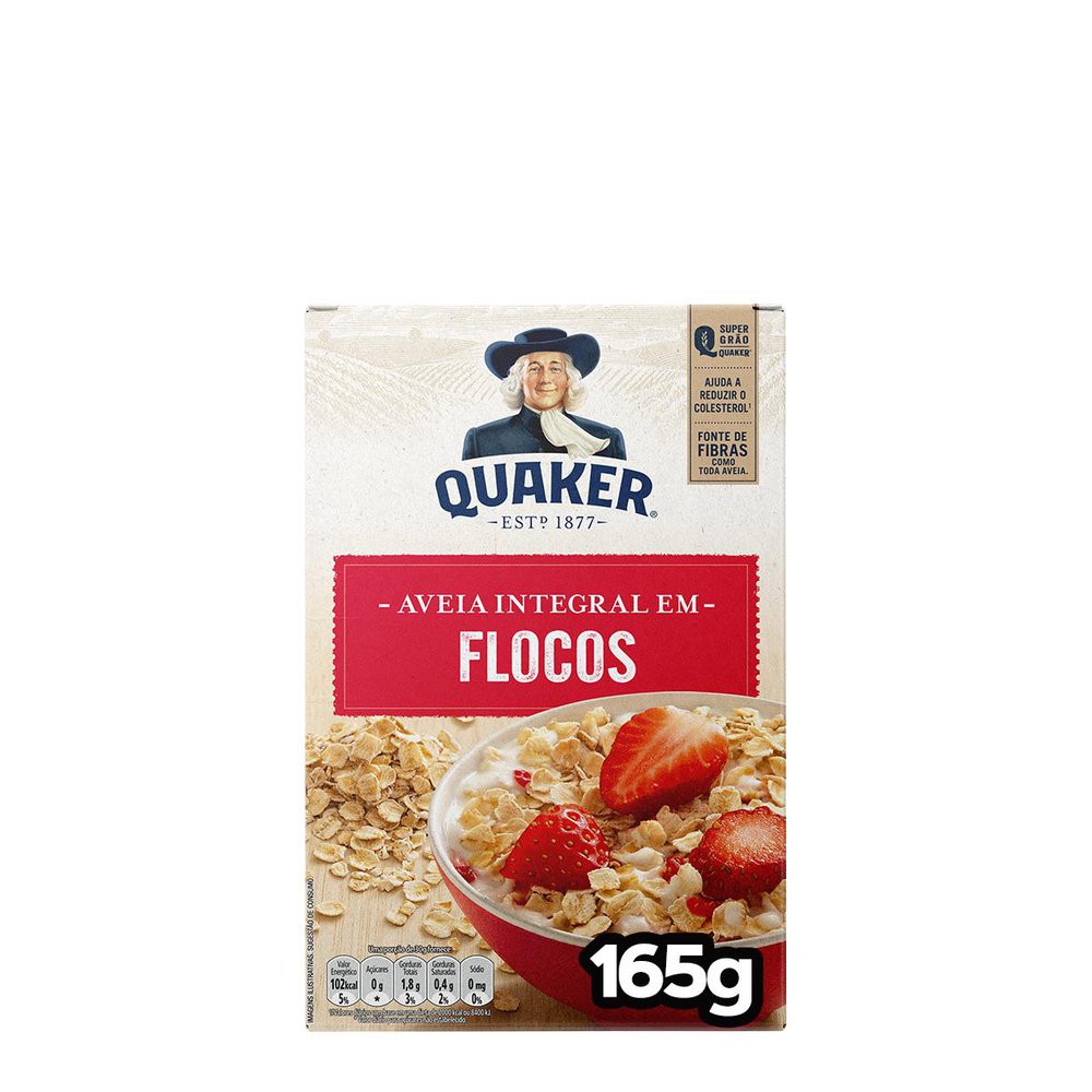 Aveia em Flocos Quaker Caixa 165g