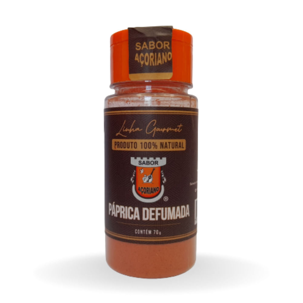 Páprica Defumada Sabor Açoriano Frasco 70g