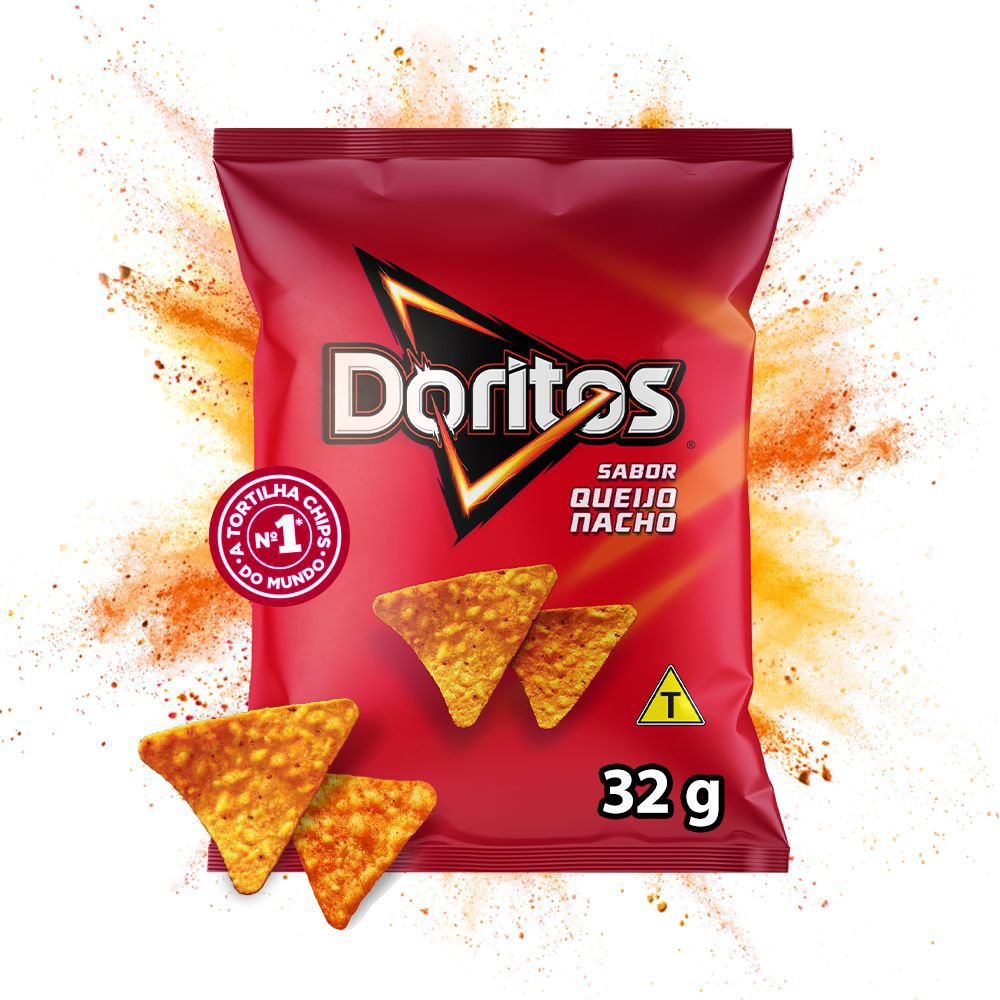 Salgadinho de Milho Queijo Nacho Doritos Pacote 32g