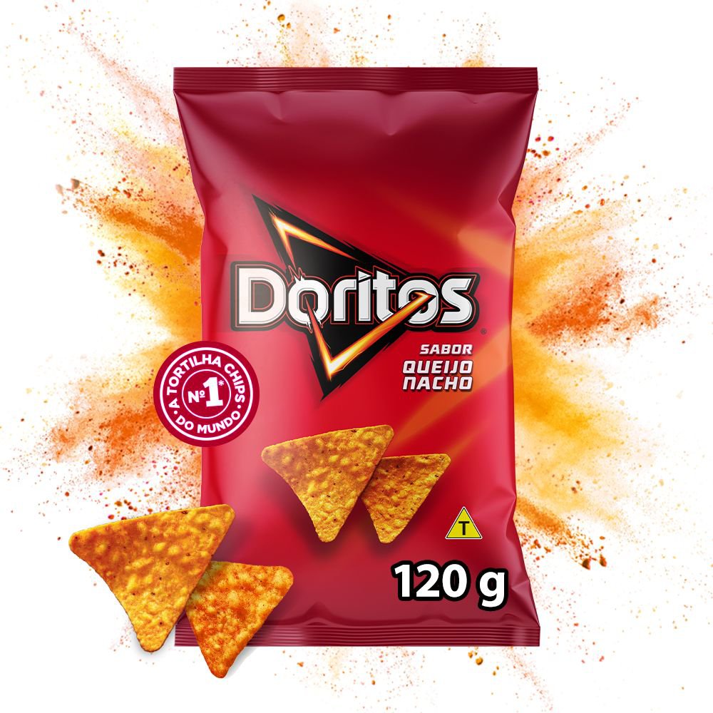 Salgadinho de Milho Queijo Nacho Doritos Pacote 120g