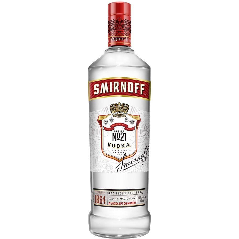Vodka Destilada Smirnoff Garrafa 998ml