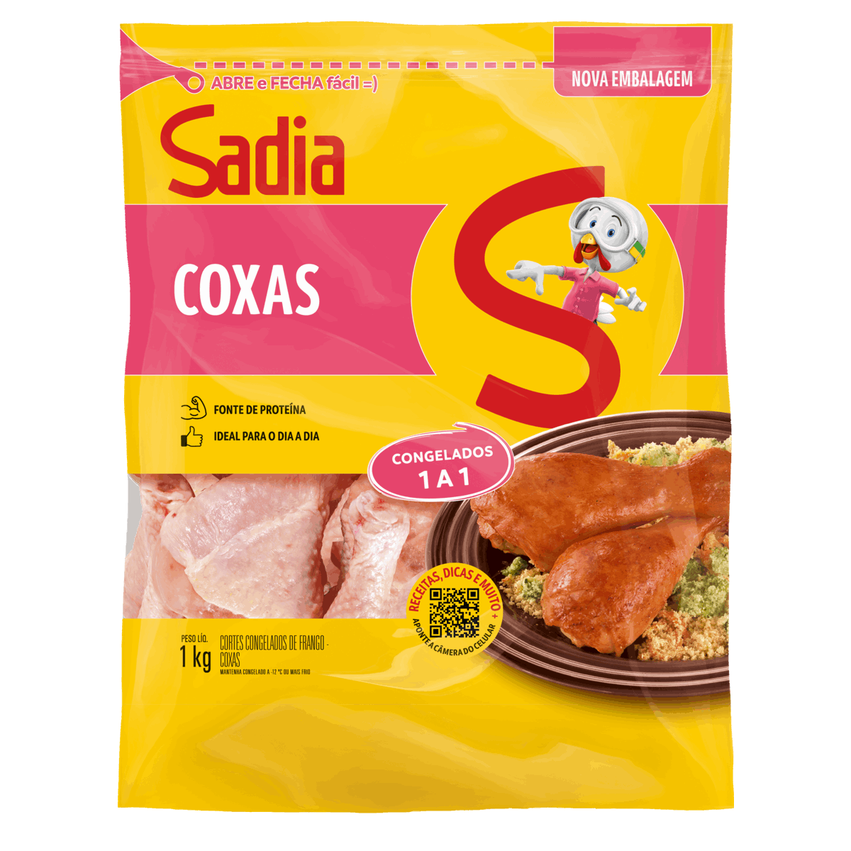 Coxa de Frango Congelada Sadia 1kg