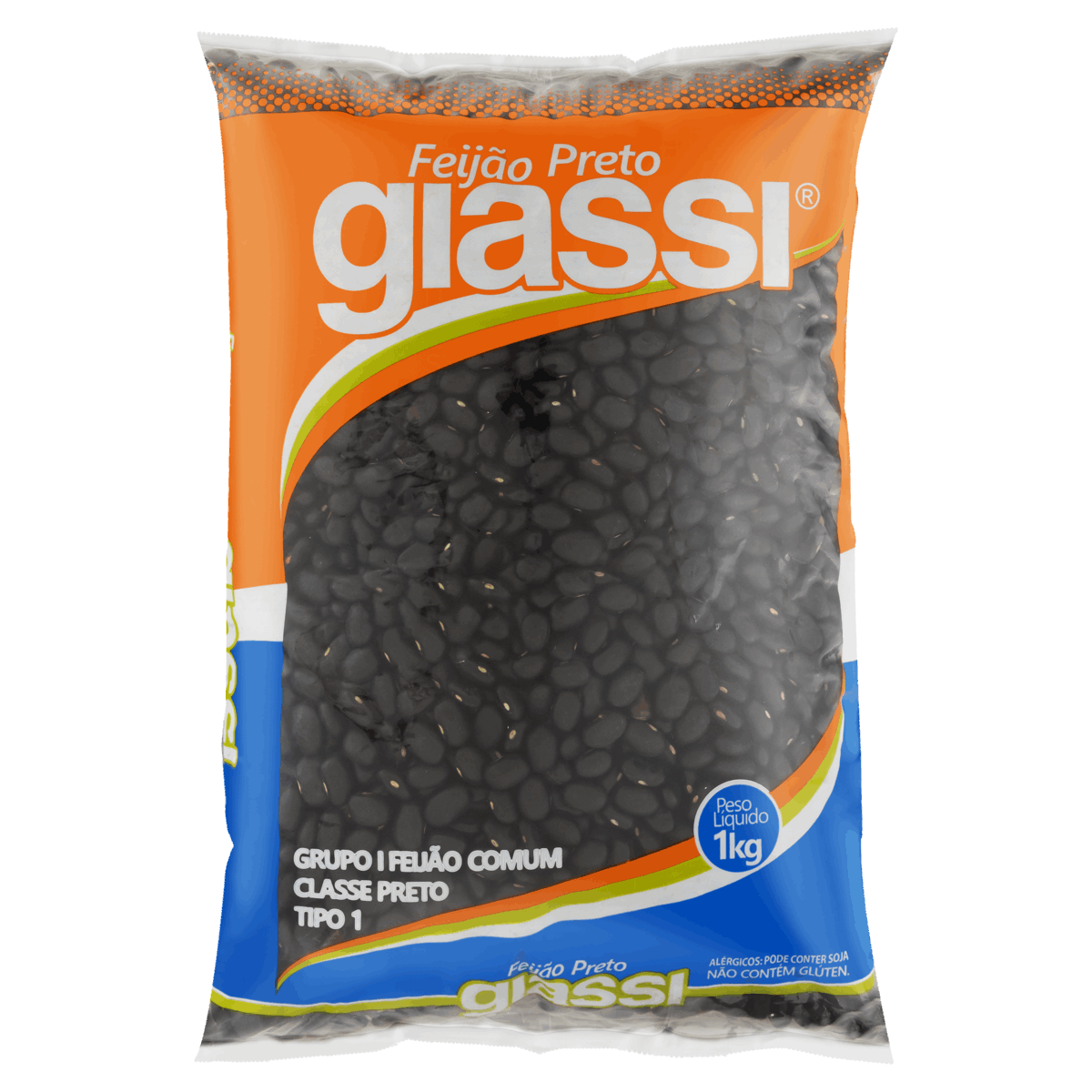 Feijão Preto Tipo 1 Giassi Pacote 1kg