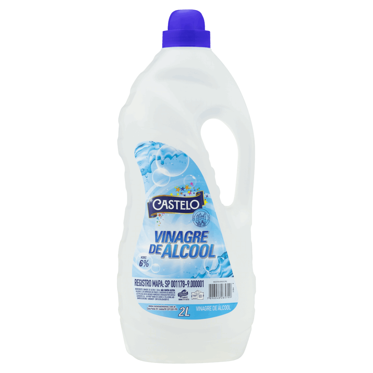 Vinagre de Álcool Castelo Frasco 2l