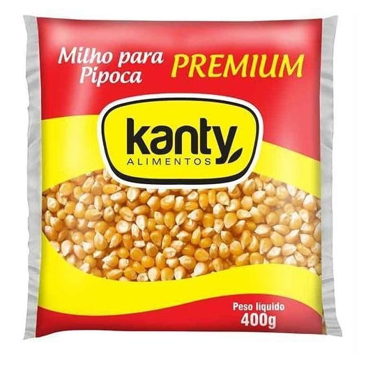 Milho para Pipoca Kanty Premium Pacote 400g