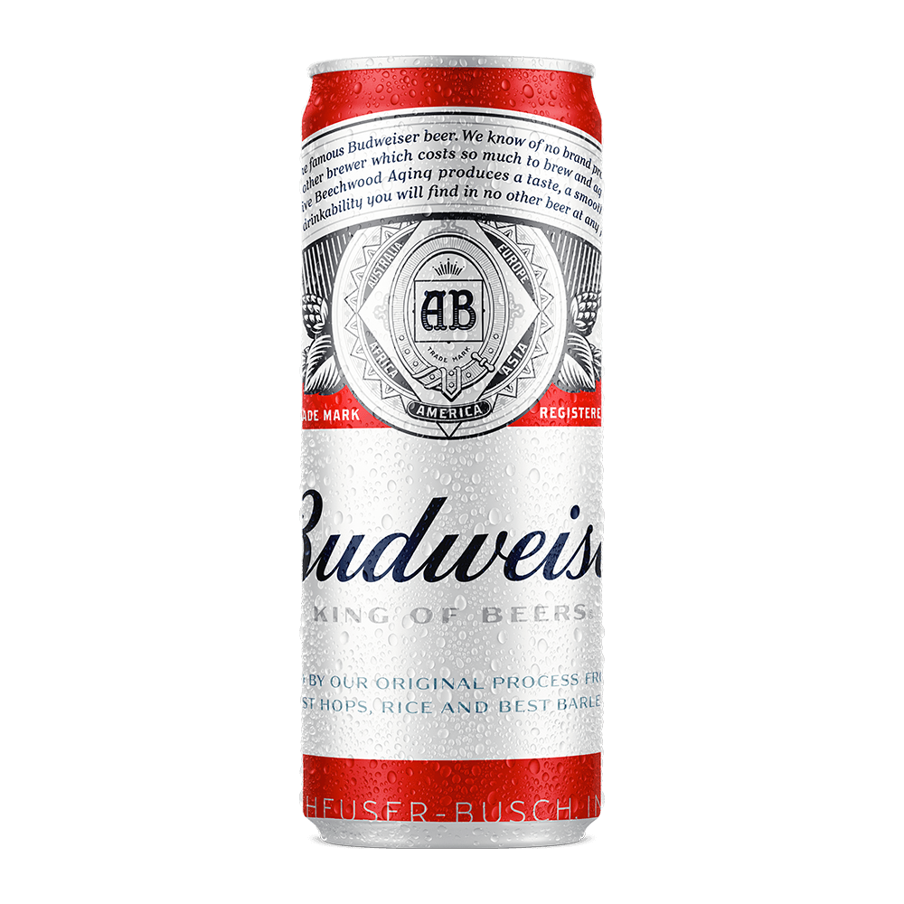 Cerveja Lager Budweiser Lata 350ml