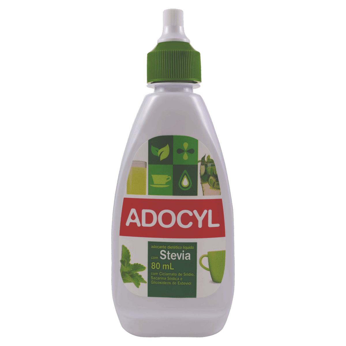 Adoçante Líquido Stevia Adocyl Frasco 80ml