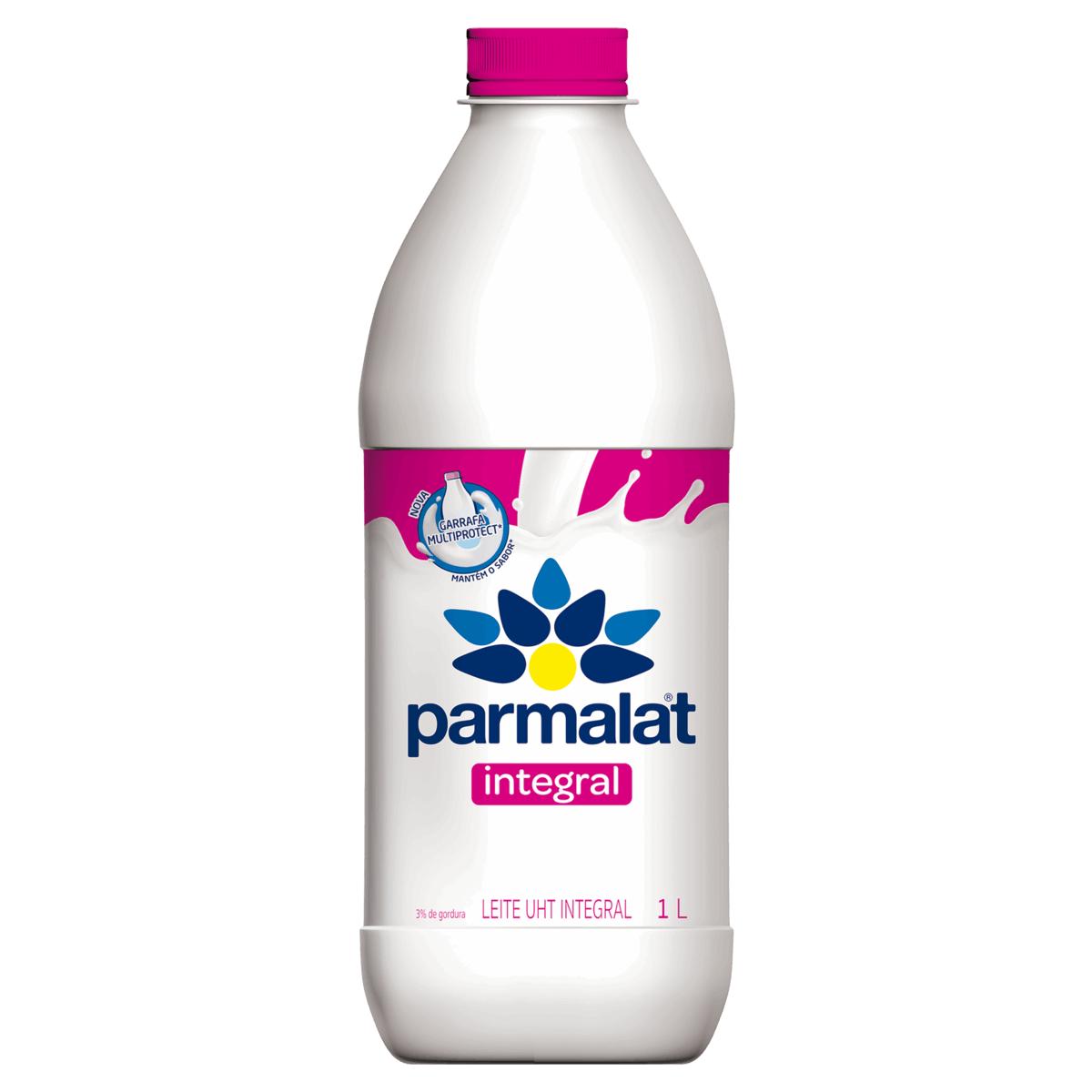 Leite UHT Integral Parmalat Garrafa 1l