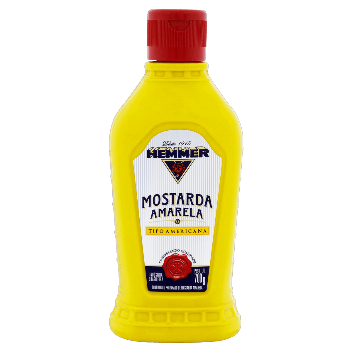Mostarda Amarela Americana Hemmer Squeeze 700g