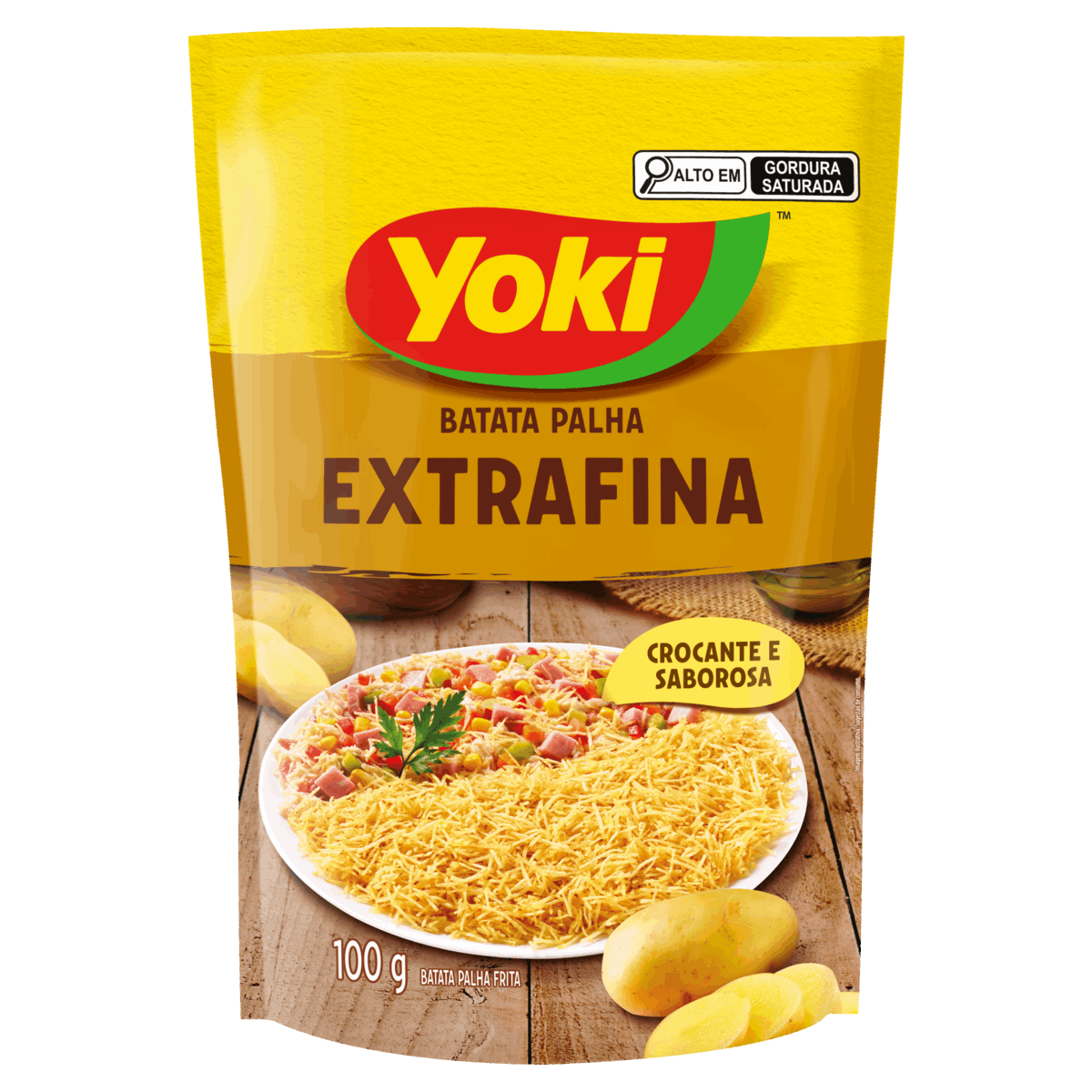 Batata Palha Extrafina Yoki Sachê 100g
