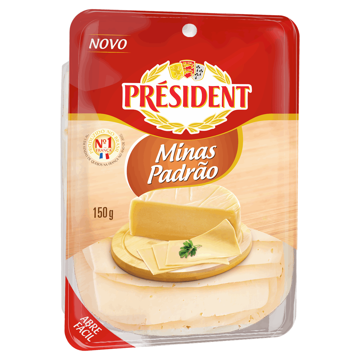 Queijo Minas Padrão Fatiado Président 150g