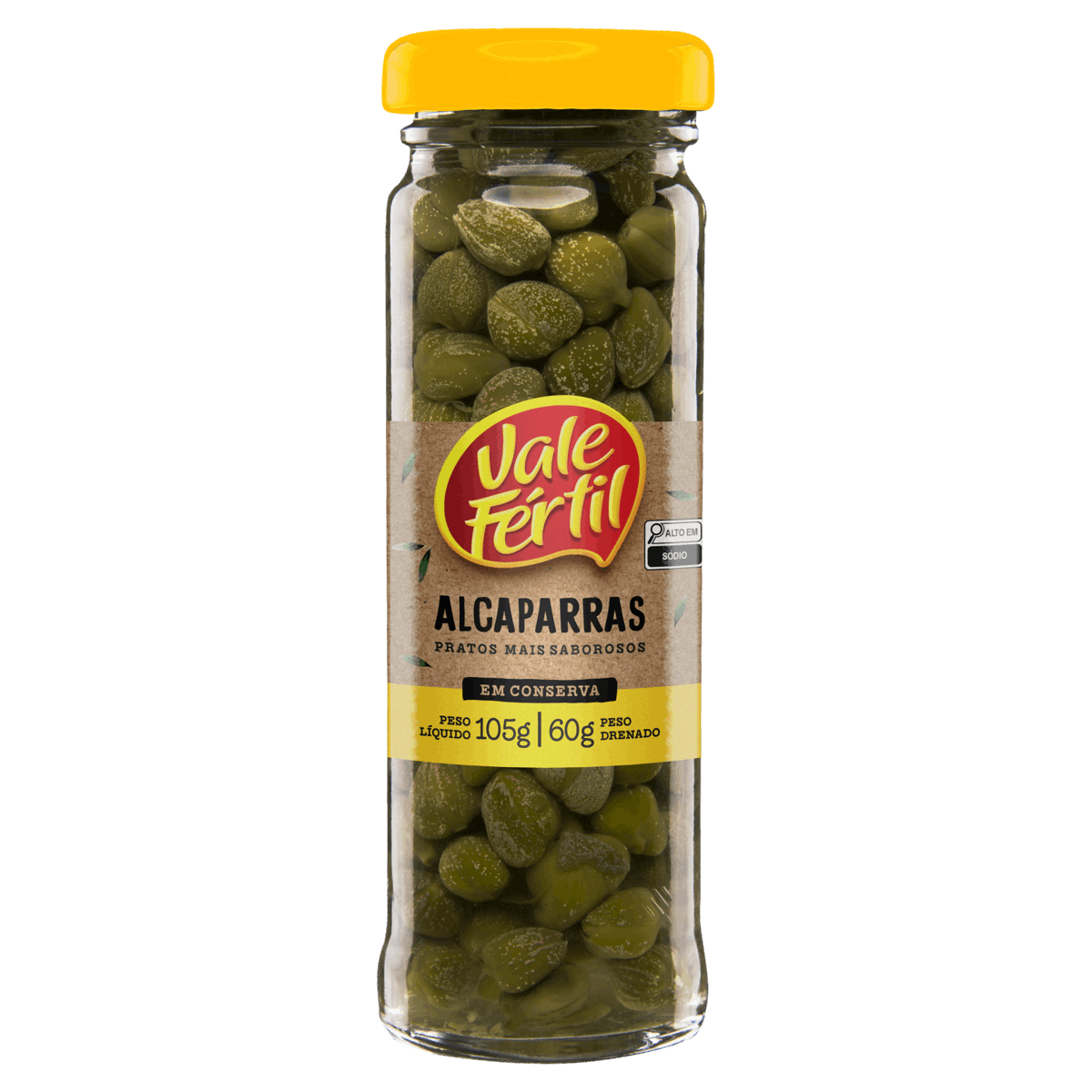 Alcaparra em Conserva Vale Fértil Vidro 60g