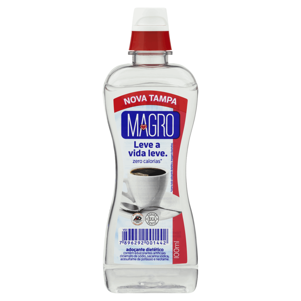 Adoçante Líquido Magro Frasco 100ml