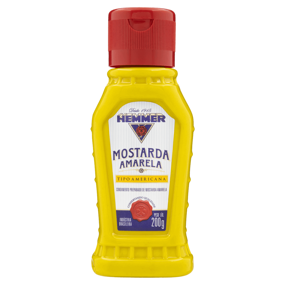 Mostarda Amarela Americana Hemmer Squeeze 200g