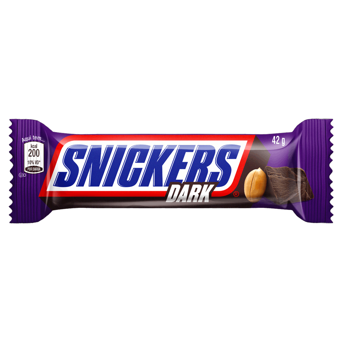 Chocolate Dark Snickers Pacote 42g