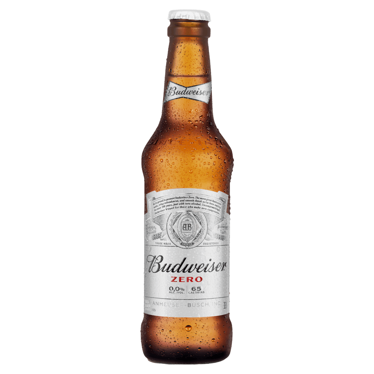 Cerveja Zero Álcool Budweiser Garrafa 330mL