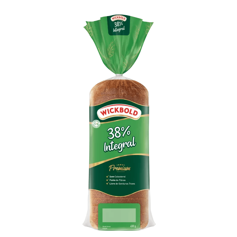 Pão de Forma Integral Wickbold Viva Integralmente Premium Pacote 450g