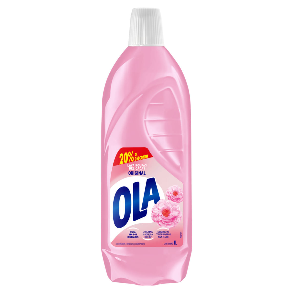 Lava-Roupas Líquido Original Ola Frasco 1l Grátis 20% de Desconto