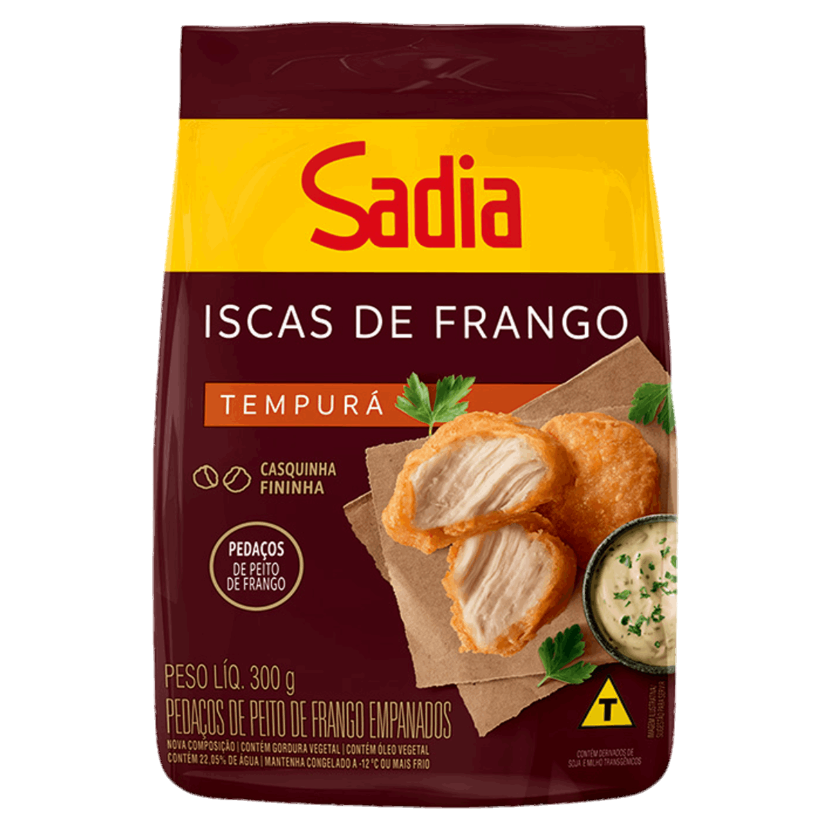 Empanado de Frango em Iscas Sadia Pacote 300g