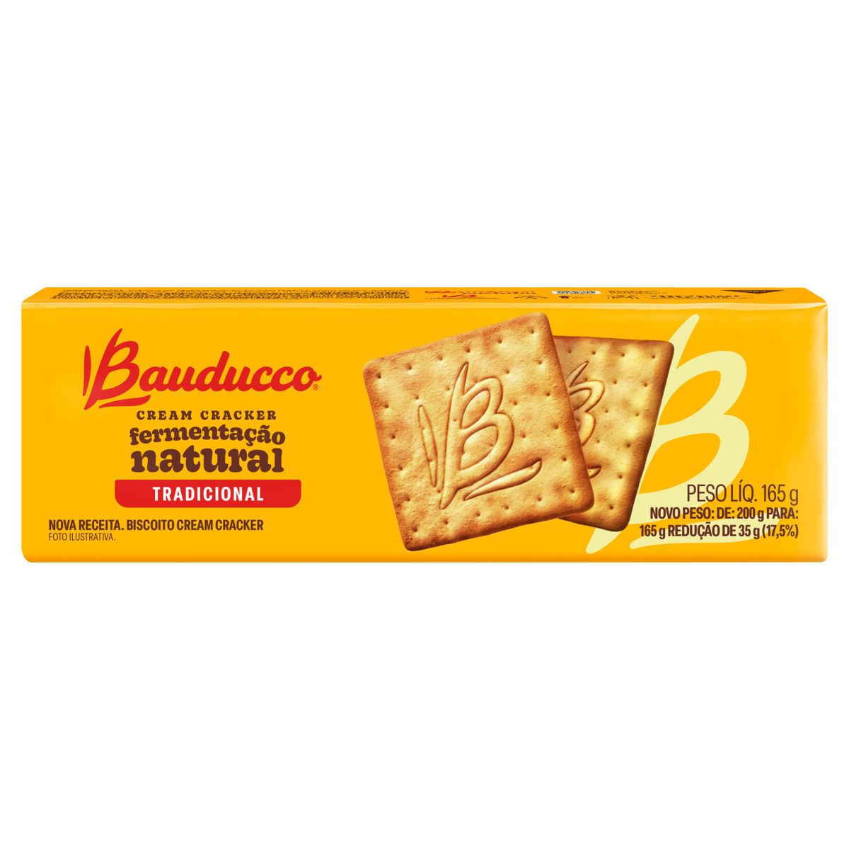Biscoito Cream Cracker Tradicional Bauducco Pacote 165g